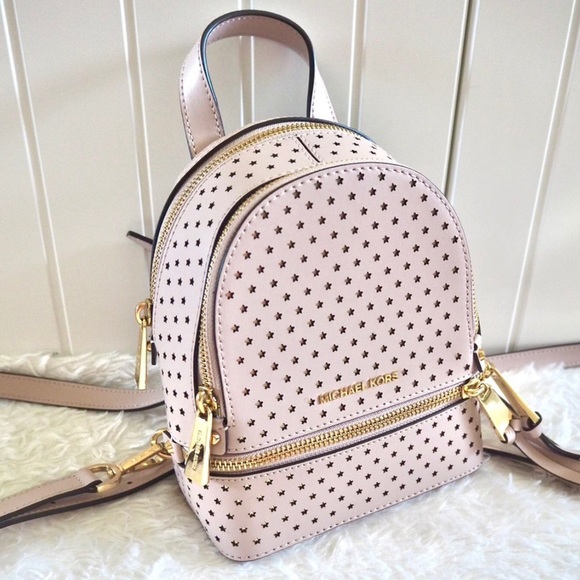 Michael Kors Handbags - Michael Kors Blush Pink Mini Backpack